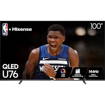 U76N ULED 100" 4K QLED Native 144Hz Full Array Local Dimming Smart Google TV