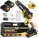 Tooxmasl 6in Copper Motor Cordless Electric Chainsaw Kit