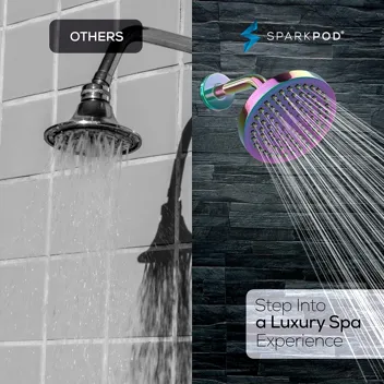 SparkPod 6" Rain Shower Head with 6" Shower Arm