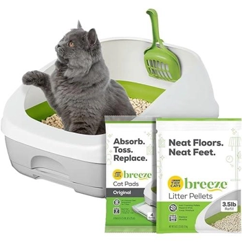 Tidy Cats Litter Box Breeze System Starter Kit w/ Pellets & Pads