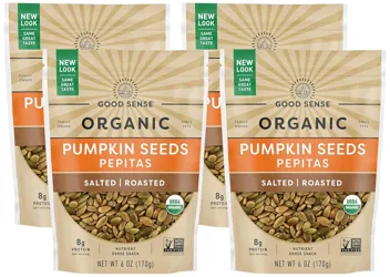 6oz Roasted & Salted Organic Pumpkin Seeds (Pepitas)
