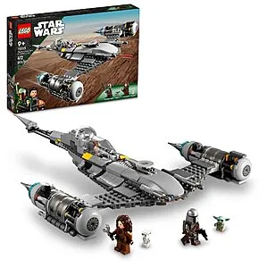 412-Piece Star Wars: The Book of Boba Fett The Mandalorian’s N-1 Starfighter Building Set w/ 4 Star Wars Characters (75325)