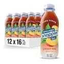 16-Oz Zero Sugar Peach Tea Plastic Bottles