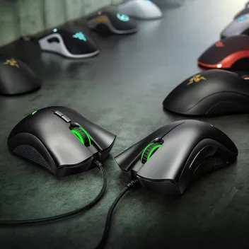 DeathAdder Essential 6400 DPI Mechanical Switch 5-Button Gaming Mouse