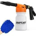 Car Wash Foam Gun + Microfiber Wash Mitt