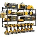 4-Layer 8-Drill Wall Mounted Power Tool Organizer