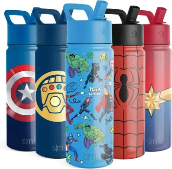 Wish Kids Water Bottle with Straw Lid for 14oz