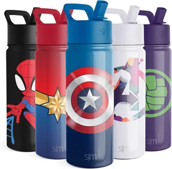 Wish Kids Water Bottle with Straw Lid for 14oz