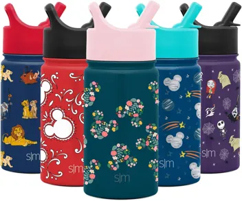 Wish Kids Water Bottle with Straw Lid for 14oz