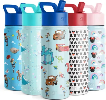 Wish Kids Water Bottle with Straw Lid for 14oz