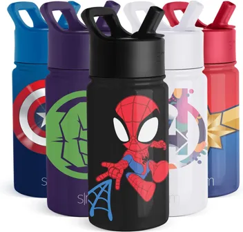 Wish Kids Water Bottle with Straw Lid for 14oz