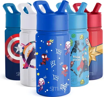 Wish Kids Water Bottle with Straw Lid for 14oz