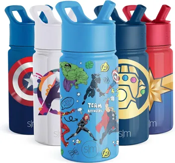 Wish Kids Water Bottle with Straw Lid for 14oz