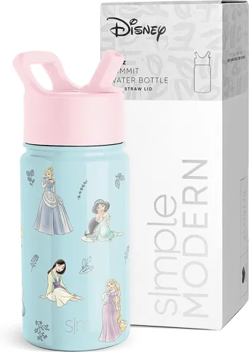 Wish Kids Water Bottle with Straw Lid for 14oz