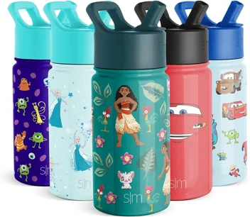 Wish Kids Water Bottle with Straw Lid for 14oz