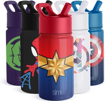 Wish Kids Water Bottle with Straw Lid for 14oz