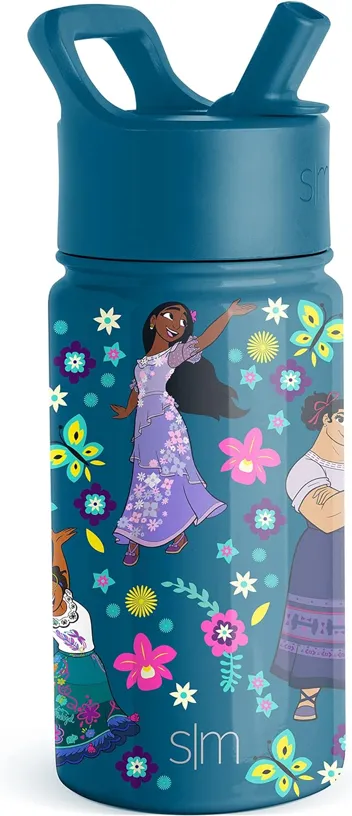 Wish Kids Water Bottle with Straw Lid for 14oz