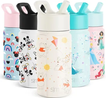 Wish Kids Water Bottle with Straw Lid for 14oz