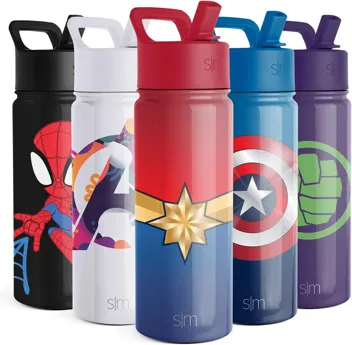 Wish Kids Water Bottle with Straw Lid for 14oz