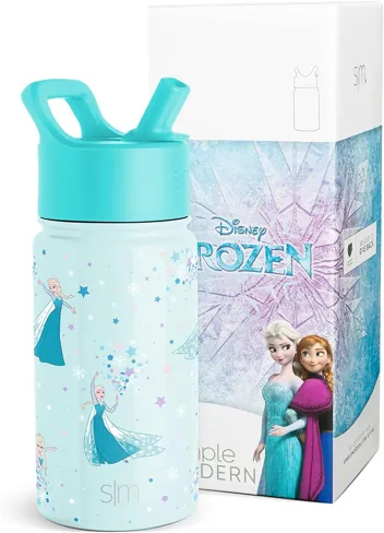 Wish Kids Water Bottle with Straw Lid for 14oz