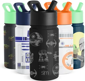 Wish Kids Water Bottle with Straw Lid for 14oz