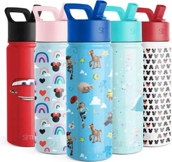 Wish Kids Water Bottle with Straw Lid for 14oz