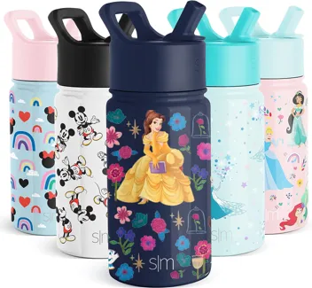 Wish Kids Water Bottle with Straw Lid for 14oz