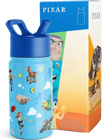 Wish Kids Water Bottle with Straw Lid for 14oz