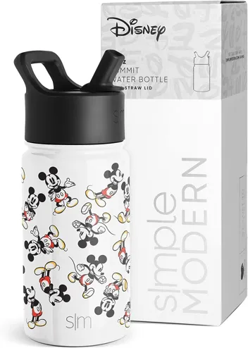 Wish Kids Water Bottle with Straw Lid for 14oz