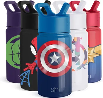 Wish Kids Water Bottle with Straw Lid for 14oz