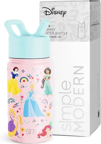 Wish Kids Water Bottle with Straw Lid for 14oz