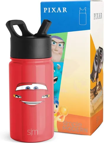 Wish Kids Water Bottle with Straw Lid for 14oz