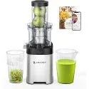 Amzchef 2000ml 3.1" Reversible Chute 200W Cold Press Juicer