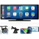 Carpuride 9.3" CarPlay & Android Auto Bluetooth Car Stereo with Backup Camera