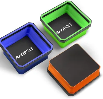 Artipoly 4.5" Collapsible Magnetic Parts Tray Set