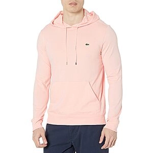 Long Sleeve Hooded Jersey Cotton T-Shirt Hoodie (Waterlily)