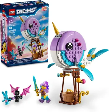 DREAMZzz Izzie's Narwhal Hot-Air Balloon Deep-Sea Animal Toy (71472)