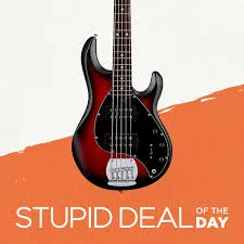 StingRay Ray5HH Limited-Edition 5-String Bass Guitar Trans Black Satin