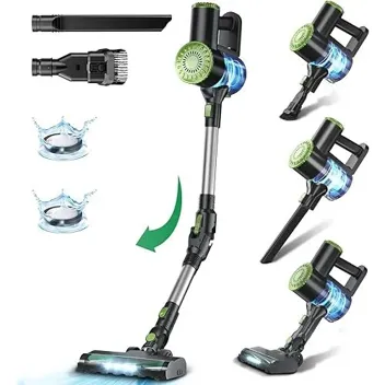 Prettycare W400 6-in-1 25KPa Suction Cordless Vacuum