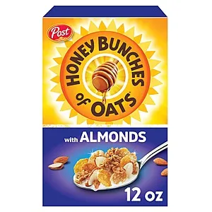 Honey Bunches of Oats with Almonds Breakfast Cereal