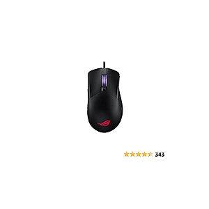 ROG Gladius III Wired Gaming Mouse | Tuned 19,000 DPI Sensor, Hot Swappable Push-Fit II Switches, Ergo Shape, ROG Omni Mouse Feet, ROG Paracord and Aura Sync RGB Lig