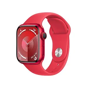 41mm Watch Series 9 GPS & Cellular Aluminum Case Smartwatch w/ Sport Band (Red)