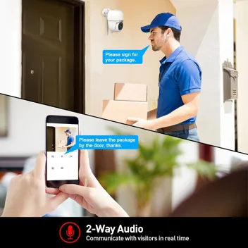 Amorom AM-P1 WiFi Motion Detection Home Security Camera