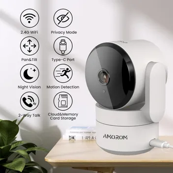 Amorom AM-P1 WiFi Motion Detection Home Security Camera