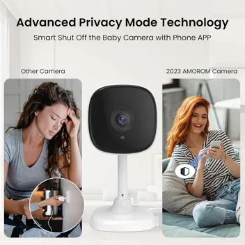 Amorom AM-P1 WiFi Motion Detection Home Security Camera