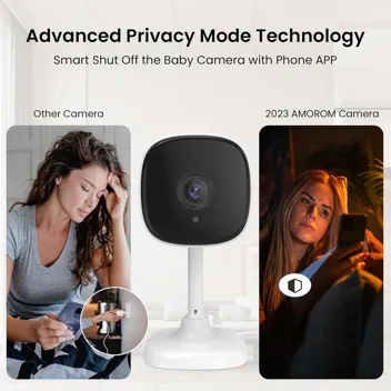 Amorom AM-P1 WiFi Motion Detection Home Security Camera