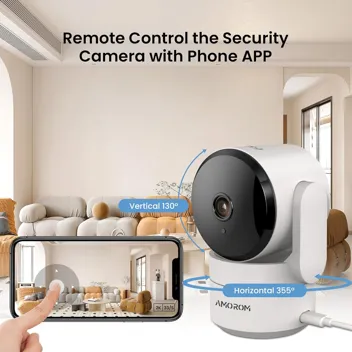 Amorom AM-P1 WiFi Motion Detection Home Security Camera