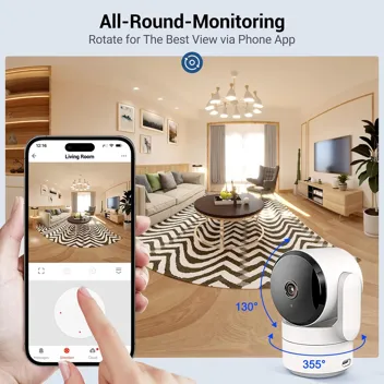 Amorom AM-P1 WiFi Motion Detection Home Security Camera