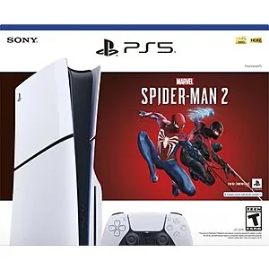 PlayStation 5 Spider-Man 2 Disc-Edition Slim Console Bundle