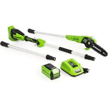 40V 8" Cordless Pole Saw w/2.0 Ah Battery and Charger